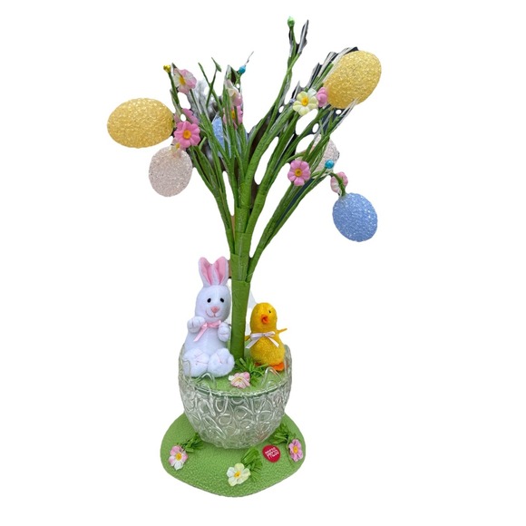 Other - Avon Blossoming Fiber Optic Easter Tree / Plays Music 2008 New In Box 17" Tall